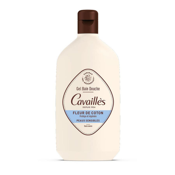 Rogé cavailours recharge baignoire et gel de douche coton fleur de fleur
