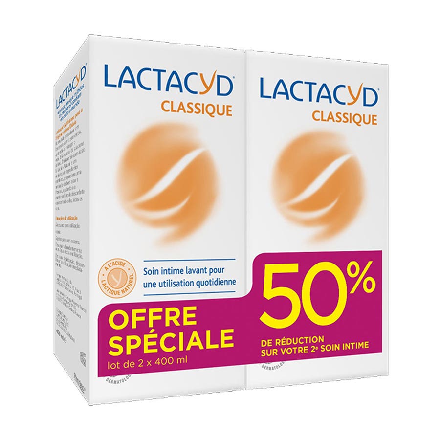 Lactacyd Intima Daily use Cleansing Care Set Of 400ml x2 (13.53fl oz x2)