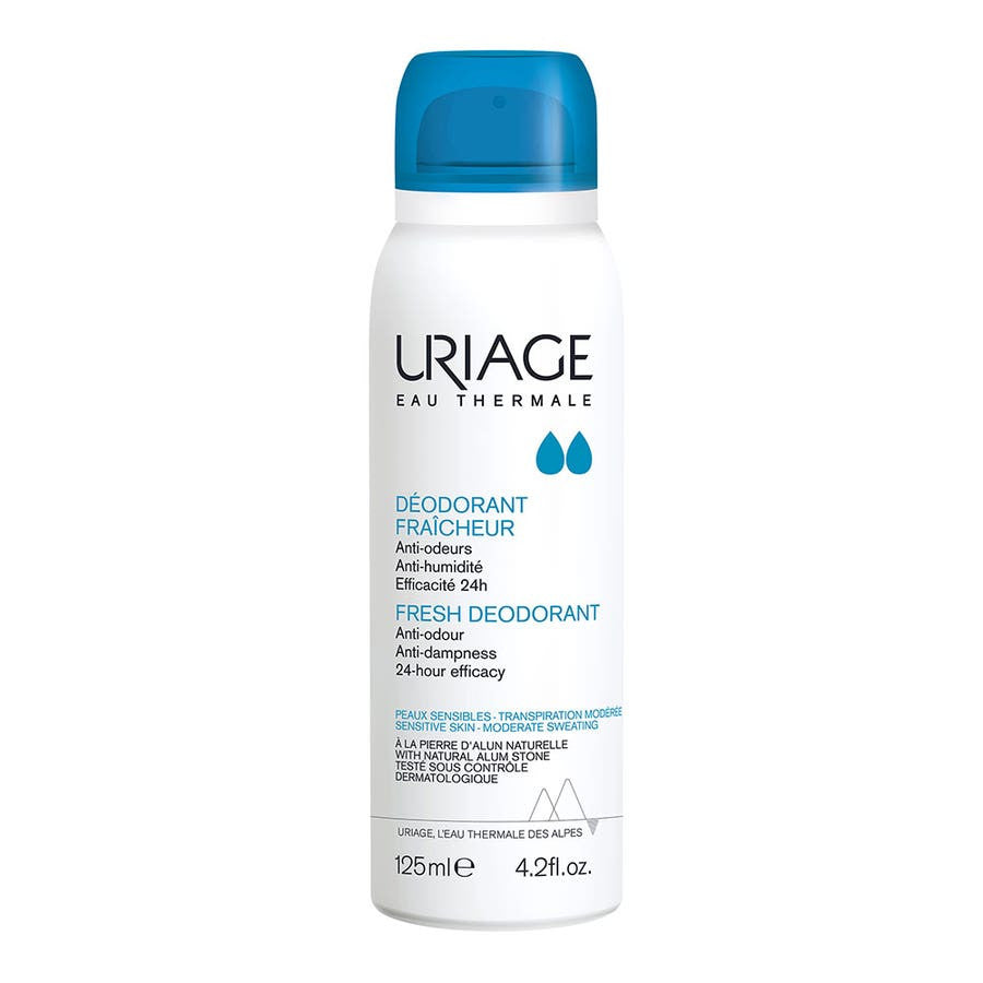 Uriage Refreshing Deodorant Anti-Odour Anti-Humidity Sensitive Skin 125ml (4.22fl oz)