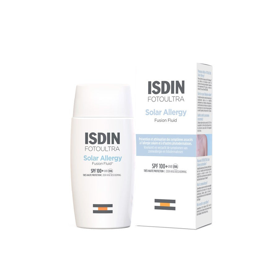 ISDIN FotoUltra Solar Allergy Fusion Fluid SPF100+ UVA/UVB 1% Ectin 50ml (1.69fl oz)