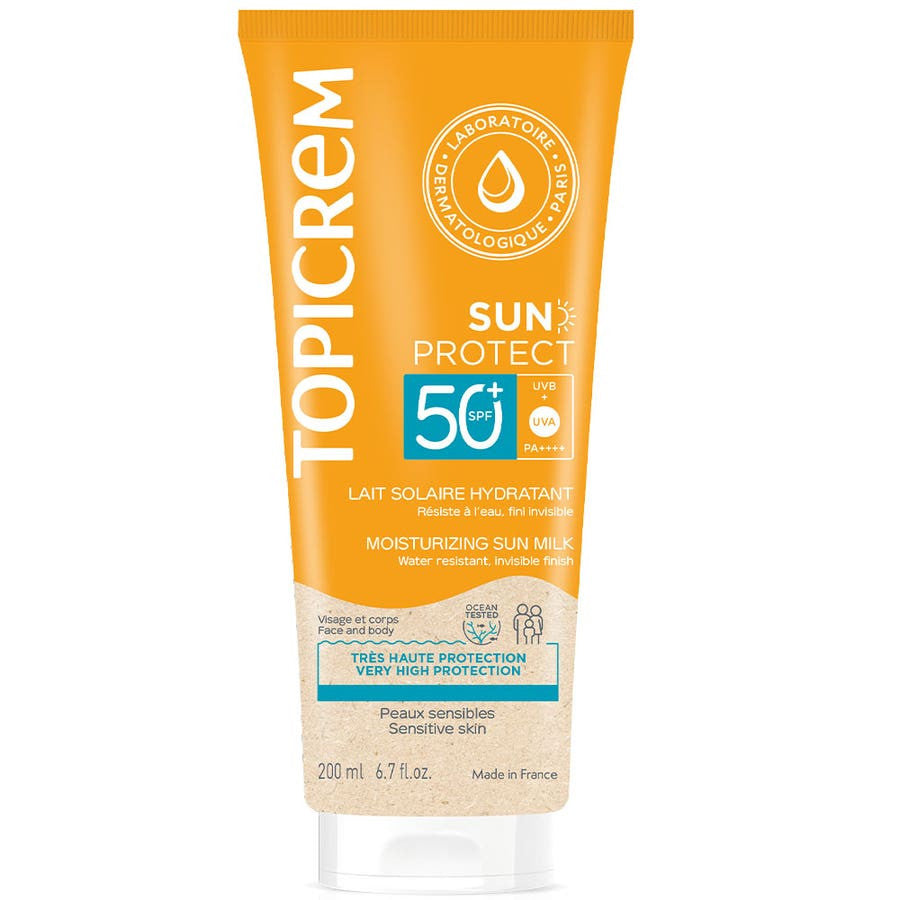 Topicrem Ultra-Moisturizing Sunscreen Milk SPF50+ 200ml (6.76fl oz)