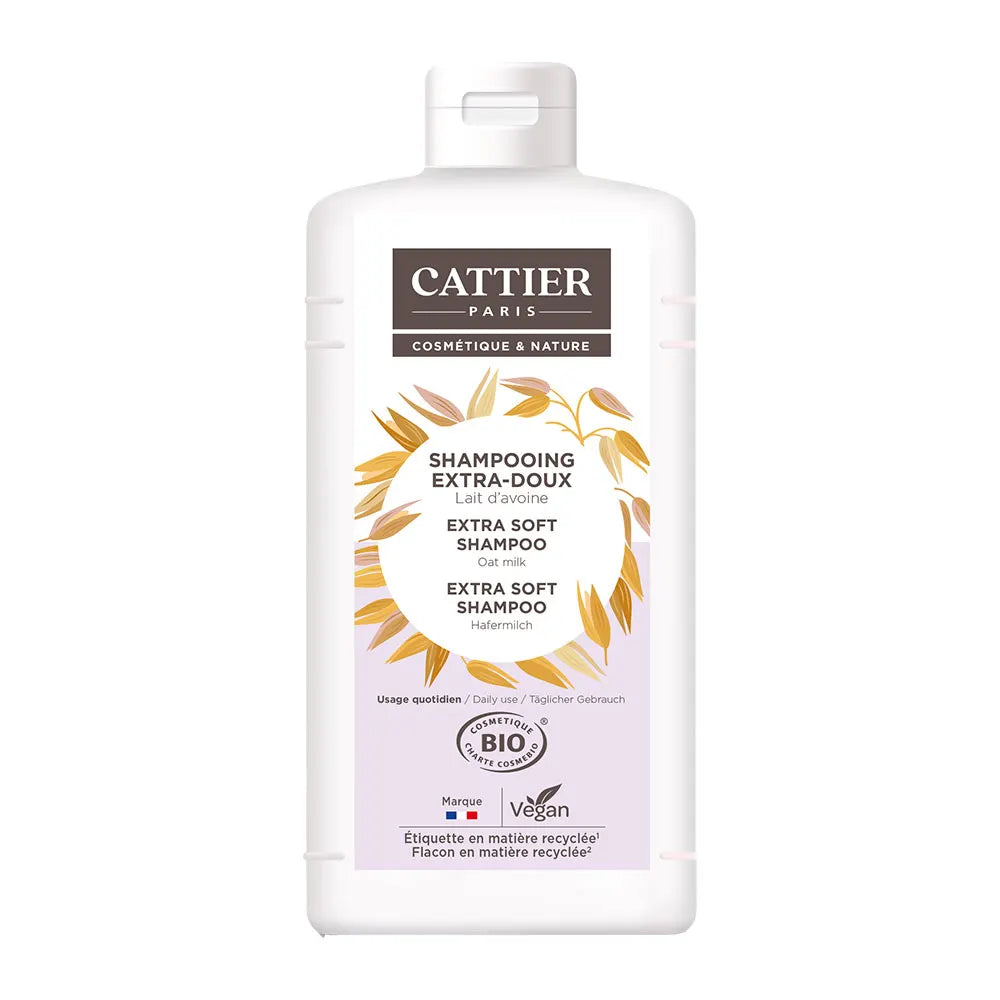 Cattier Daily Use Extra Soft Shampoo Wheat Proteins 1L (33.81fl oz)