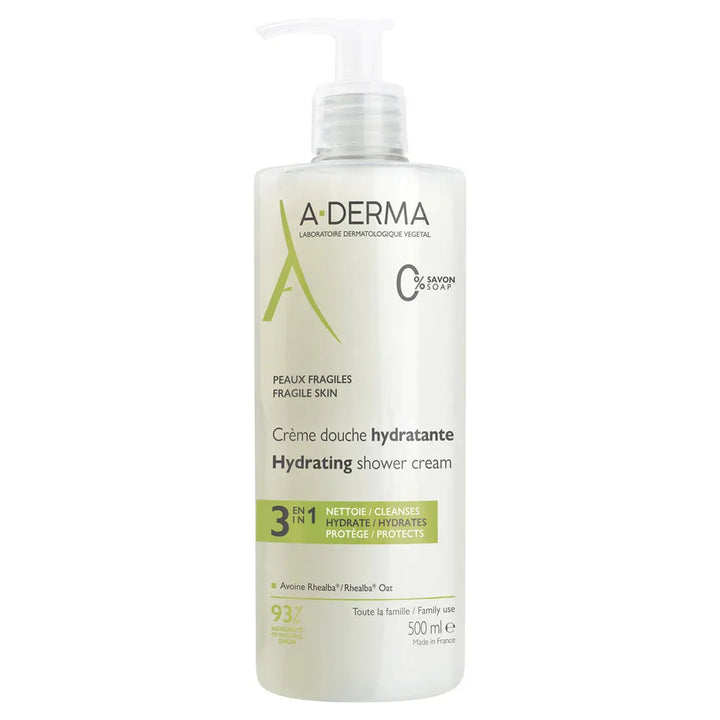 Gel de douche hydratant A-Derma