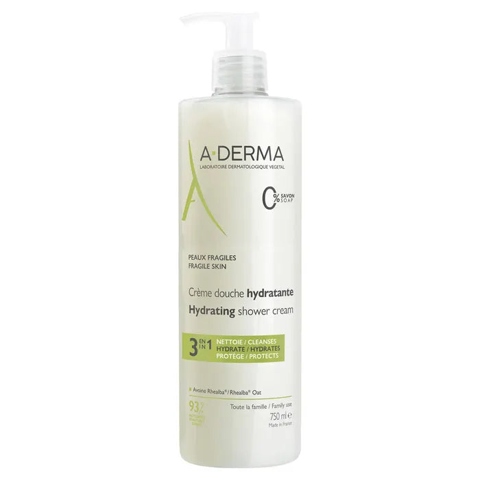 Gel de douche hydratant A-Derma