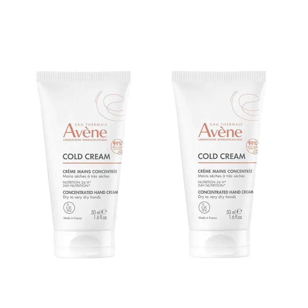 Avène Cold Cream Hand Cream 50ml x2 (1.69fl oz x2)