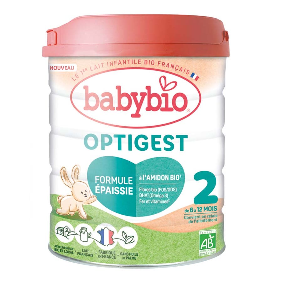 Babybio Optigest 2 Thickened Formula From 6 to 12 Months 800g (28.22 oz)