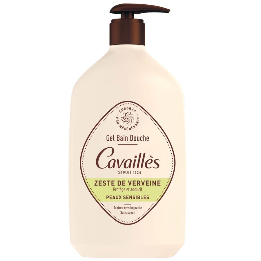 Cavaillès Surgras Pro-Regenerating Verbena Zest Bath & Shower Gel 1L