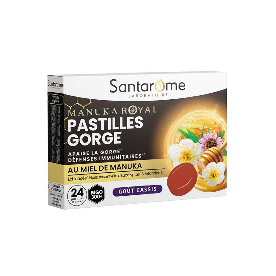 Santarome Manuka Royal Throat Lozenges With Manuka Honey x24