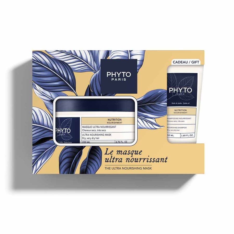 Phyto Nutrition Giftboxes Ultra Nourishing Masks + Nourishing Shampoo 200ml (6.76 fl oz)