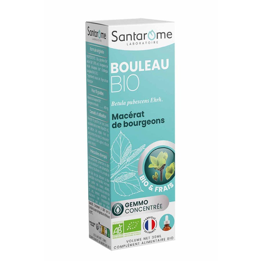 Santarome Gemmo Birch Bioes Detox and drainage 30ml (1.01 fl oz)