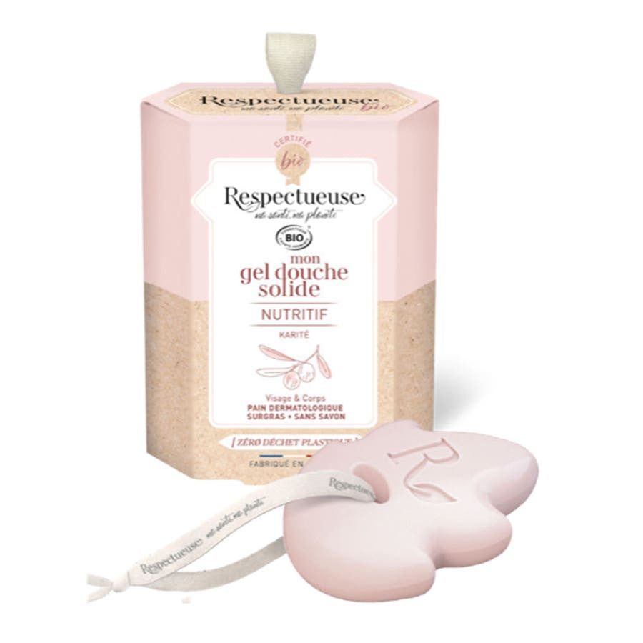 Respectueuse My Nourishing Organic Solid Shower Gel Perfumes Karit 75g (2.64 oz)