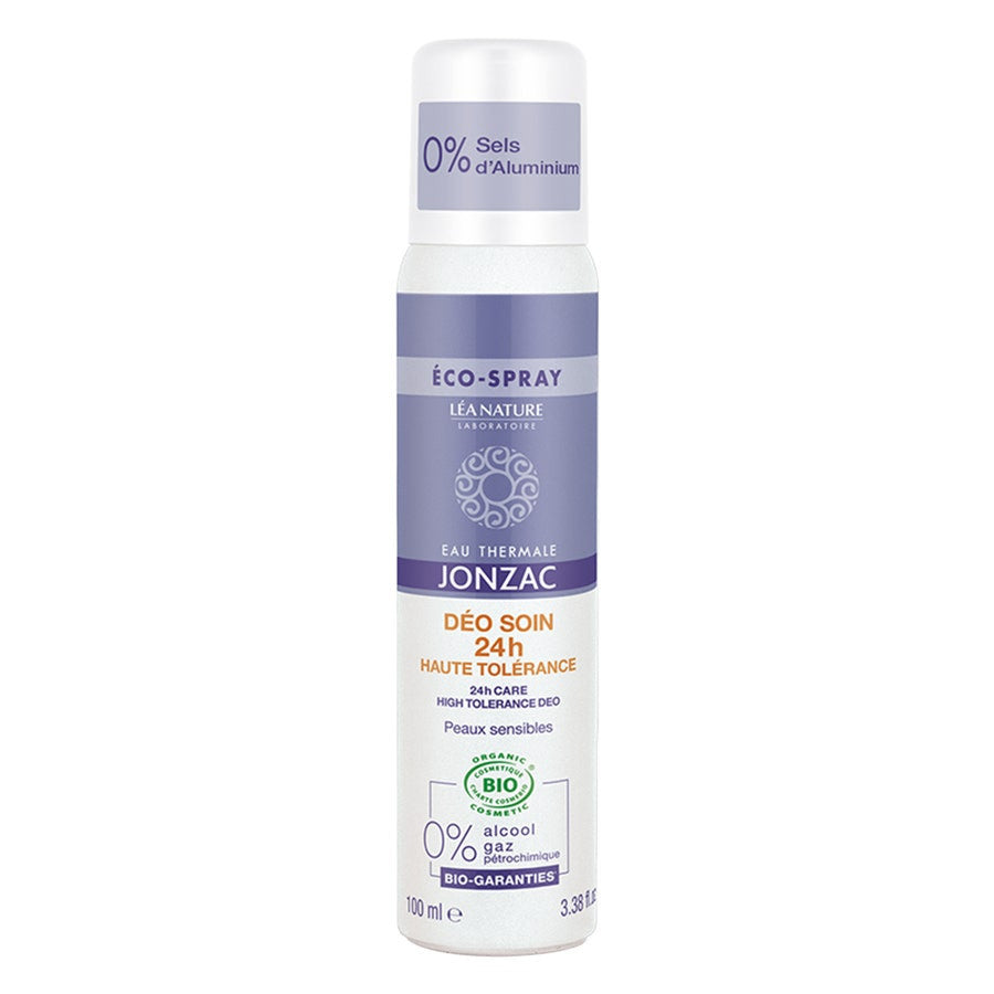 Eau Thermale Jonzac 24h Care Deodorant, High Tolerance Bioes 100ml (3.38fl oz)