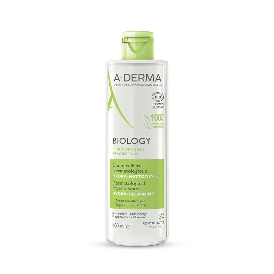 A - Derma Biology Organic Micellar Dermatological Cleansing Water 400ml (13.52fl oz) - FrenchBeautyHub