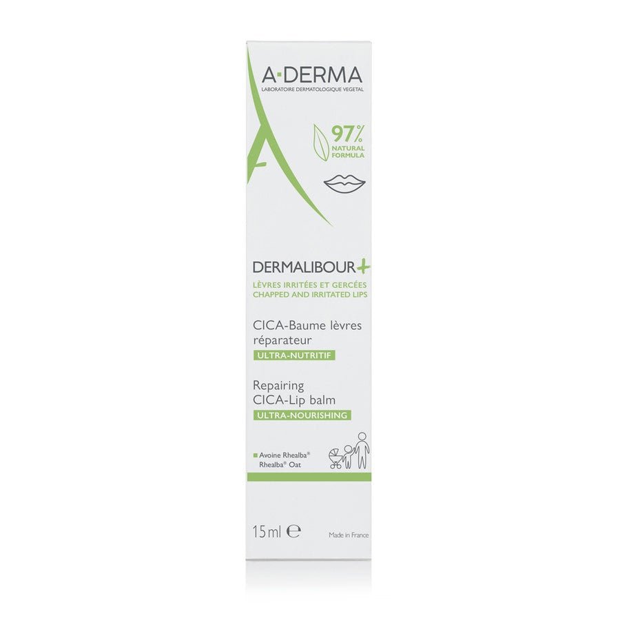 A - Derma Dermalibour+ Repairing CICA Lip Balm 15ml (0.50fl oz) - FrenchBeautyHub