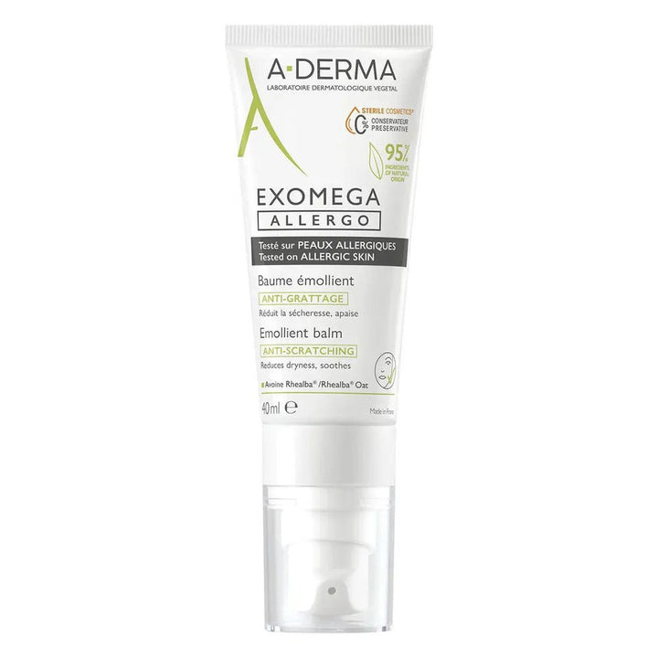 A - Derma Exomega Allergo Emollient Balm - FrenchBeautyHub