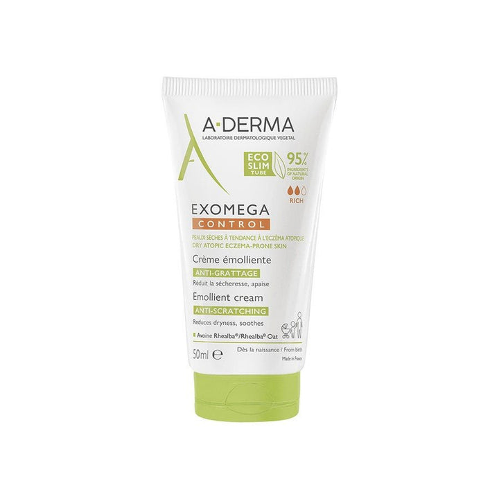 A - Derma Exomega Control Emollient Anti - Scratch Cream - FrenchBeautyHub