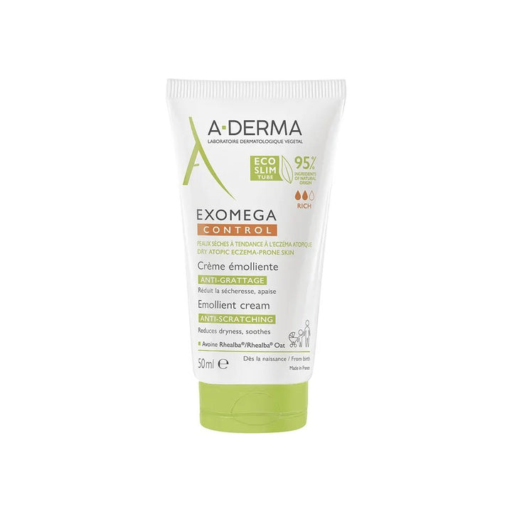 A - Derma Exomega Control Emollient Anti - Scratch Cream - FrenchBeautyHub