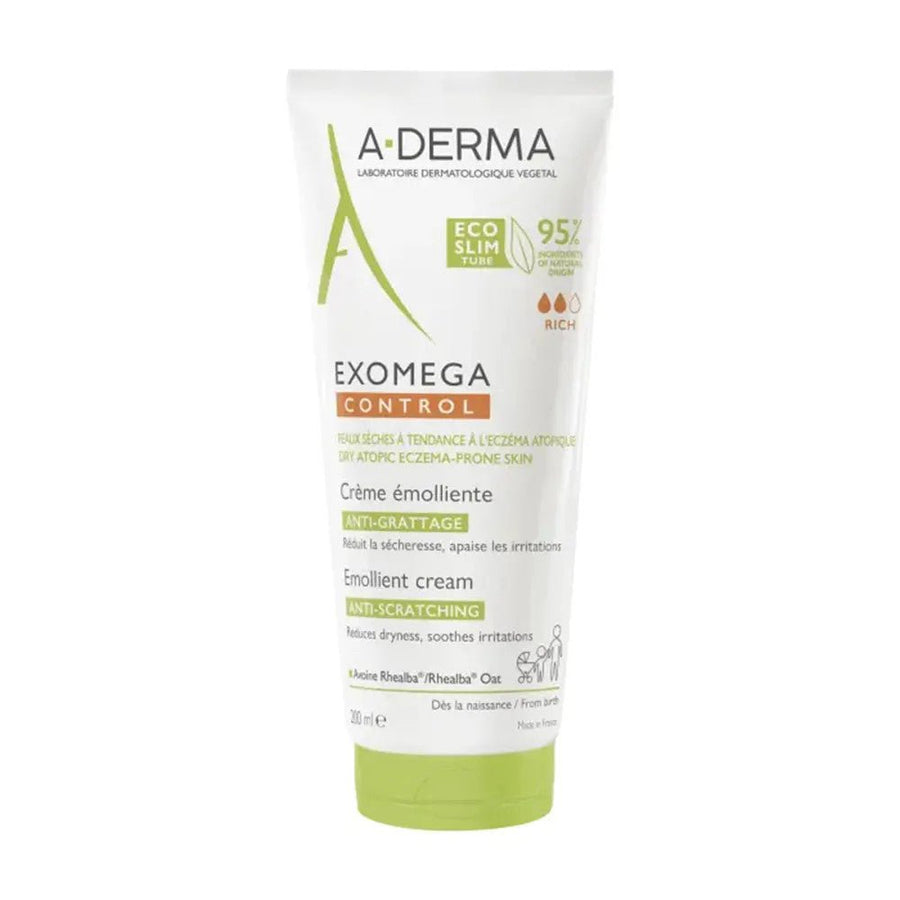A - Derma Exomega Control Emollient Anti - Scratch Cream - FrenchBeautyHub