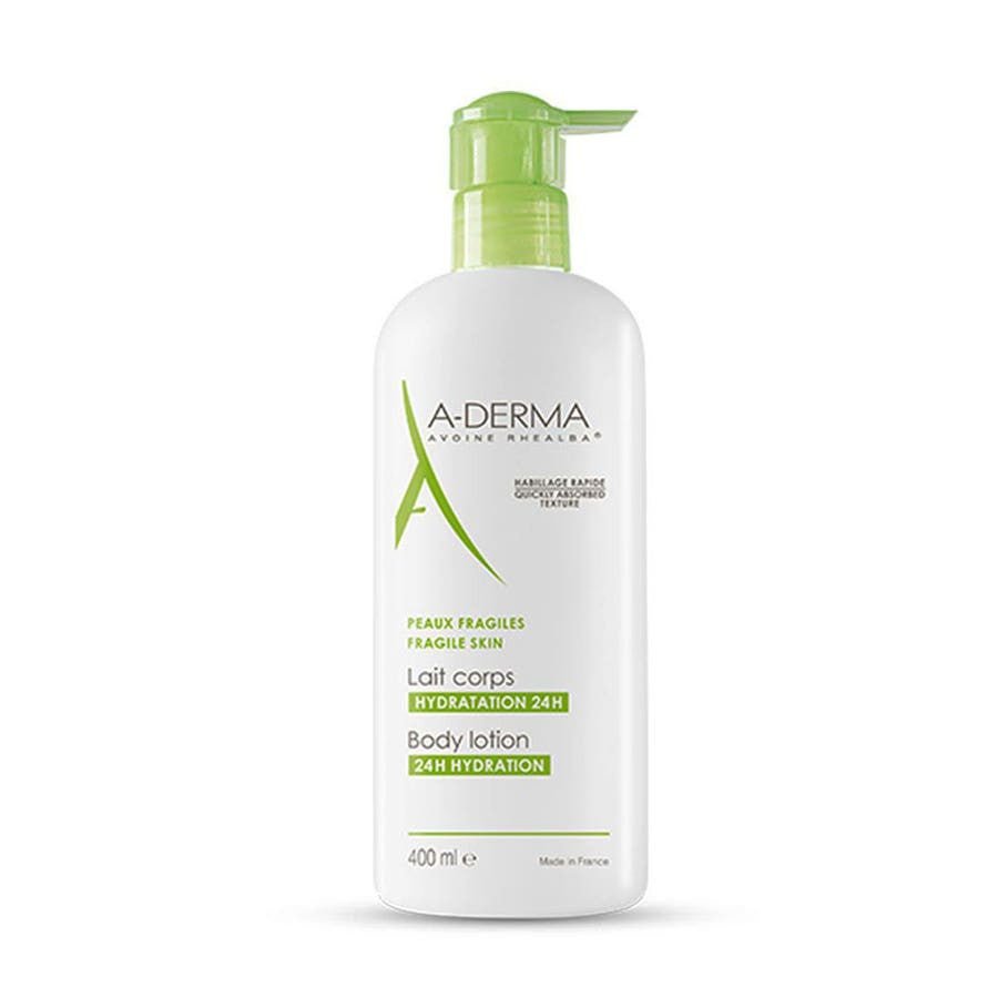 A - Derma Hydrating Body Milk 400ml (13.52fl oz) - FrenchBeautyHub