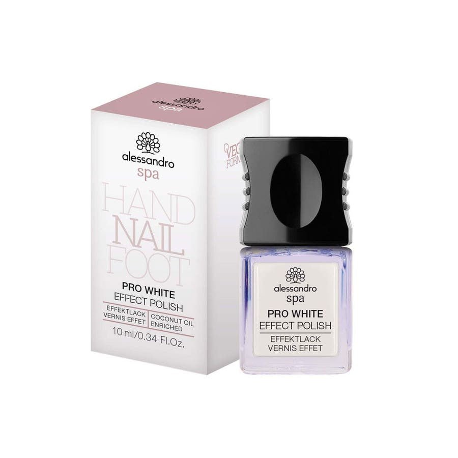 Alessandro Pro White Lightening Varnish 10ml (0.33fl oz) - FrenchBeautyHub