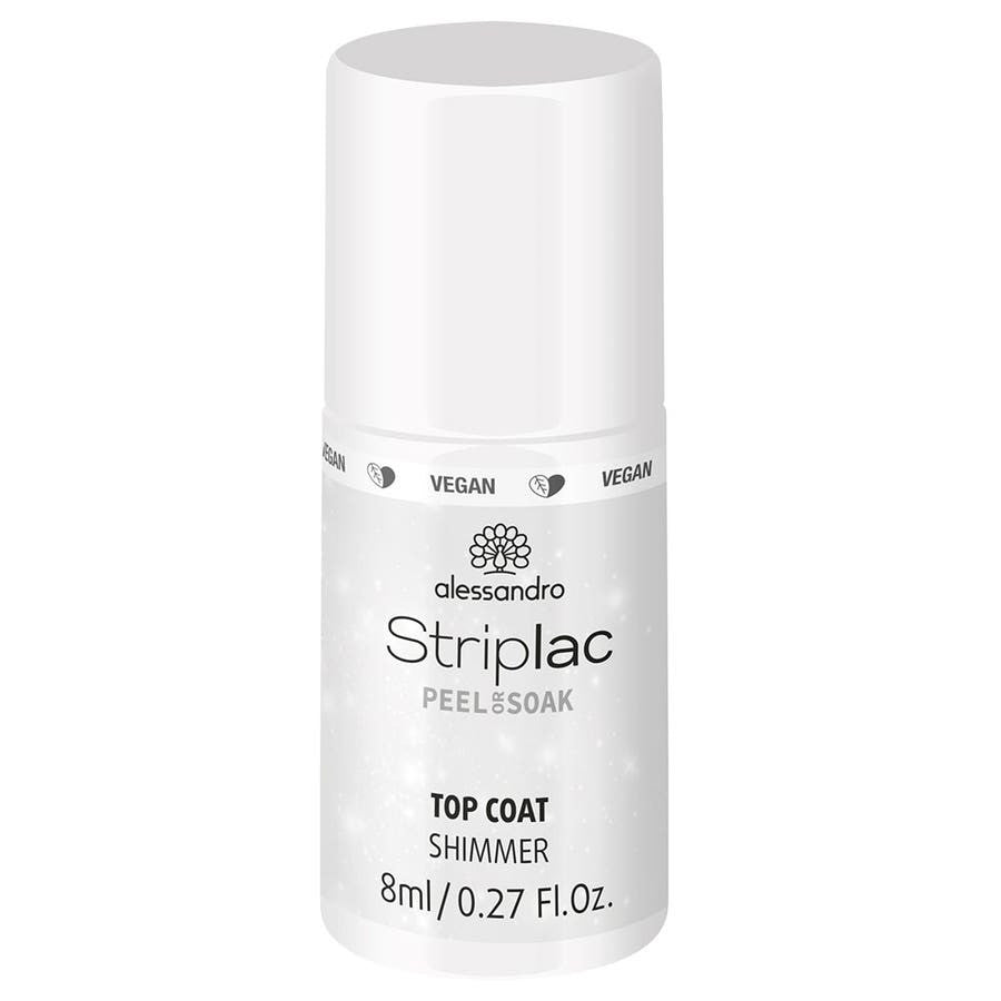 Alessandro Striplac Shimmer Top Coat Semi - Permanent 8ml (0.27 fl oz) - FrenchBeautyHub