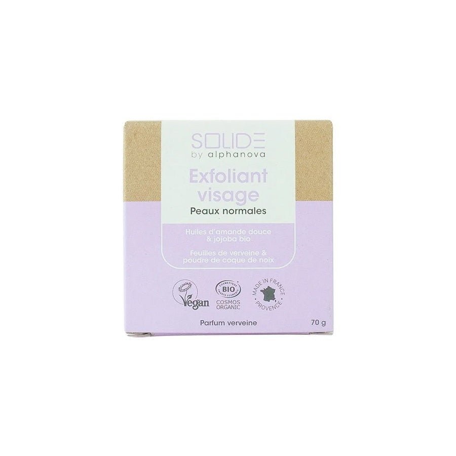 Alphanova Solide Face Scrub Normal Skin 70g (2.46 oz) - FrenchBeautyHub