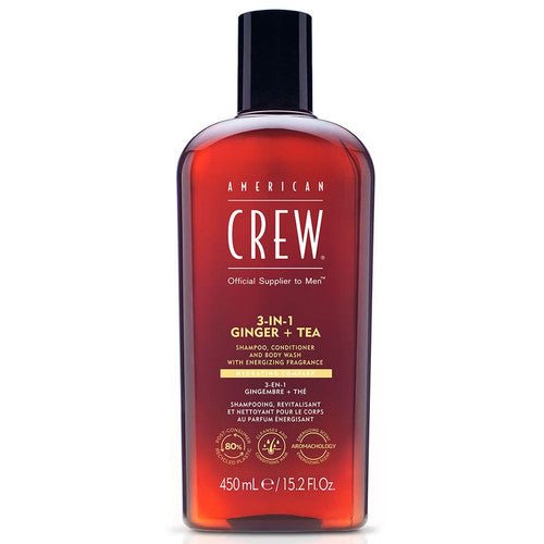 American Crew 3 - in - 1 Ginger + Tea Shampoo 250ml - FrenchBeautyHub