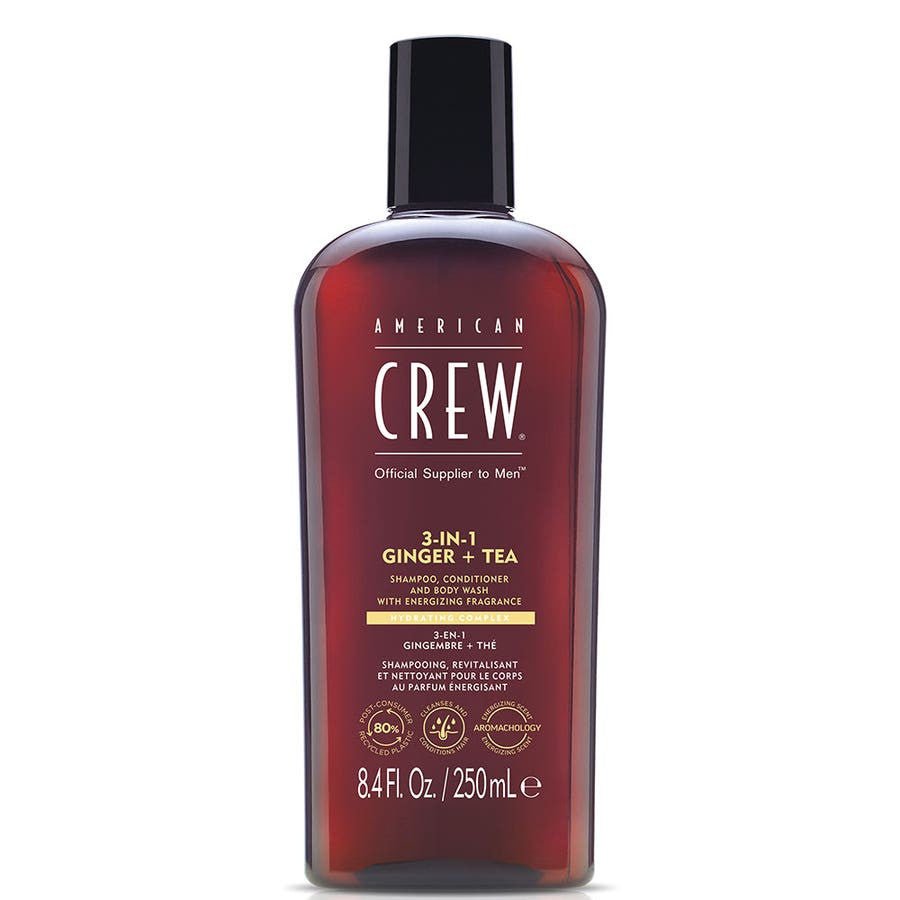 American Crew 3 - in - 1 Ginger + Tea Shampoo 250ml - FrenchBeautyHub
