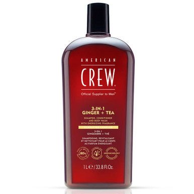 American Crew 3 - in - 1 Ginger + Tea Shampoo 250ml - FrenchBeautyHub