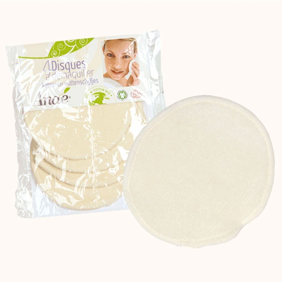 ANAE Washable Makeup Remover Discs Set of 4 - FrenchBeautyHub