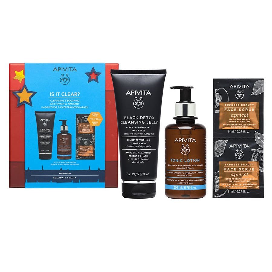 Apivita Giftboxes Crystal Clear Trio Set - FrenchBeautyHub