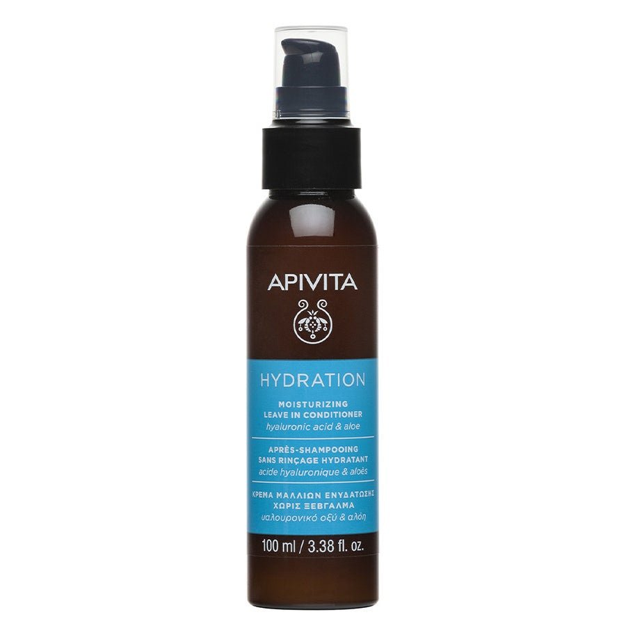 Apivita Hydrating Leave - In Conditioner with Hyaluronic Acid & Aloe Vera 100ml (3.38fl oz) - FrenchBeautyHub