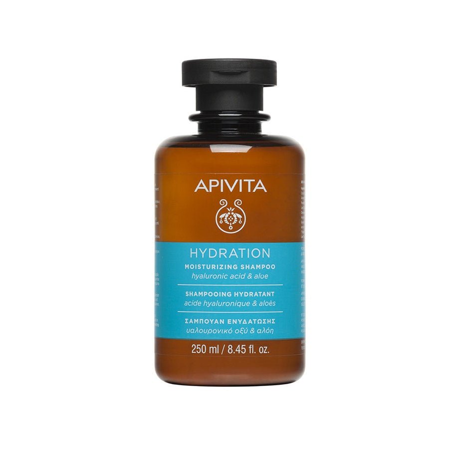 Apivita Moisturizing Shampoo for All Hair Types 250ml (8.45 fl oz) - FrenchBeautyHub