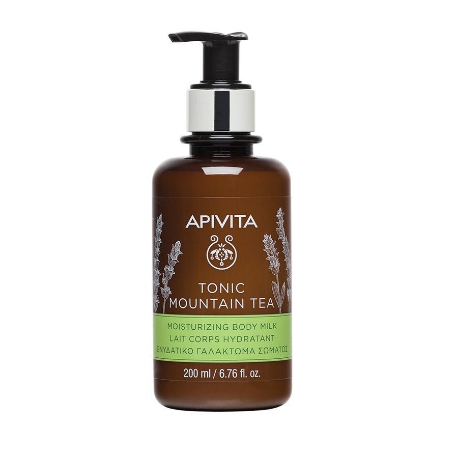 Apivita Tonic Mountain Tea Moisturizing Body Milk 200ml (6.76fl oz) - FrenchBeautyHub