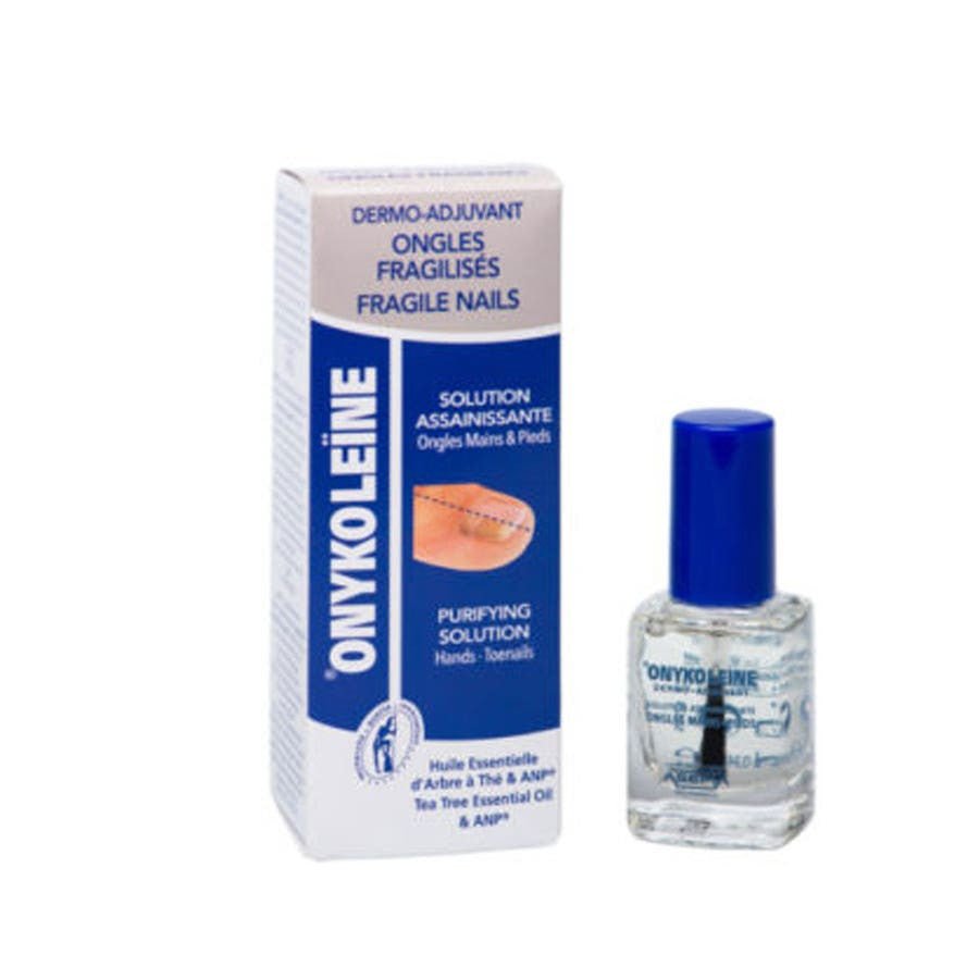 Asepta Onykoleine Dermo - adjuvant Sanitizing Solution Hands & Feet Nails 10ml (0.33fl oz) - FrenchBeautyHub