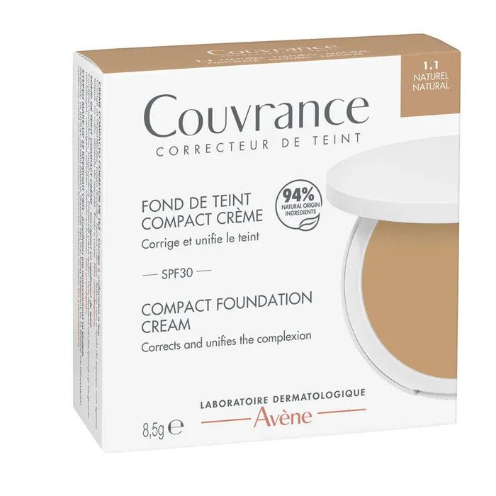 Avene Couvrance Cream Compact Foundation SPF30 8.5g (0.28 oz) - FrenchBeautyHub
