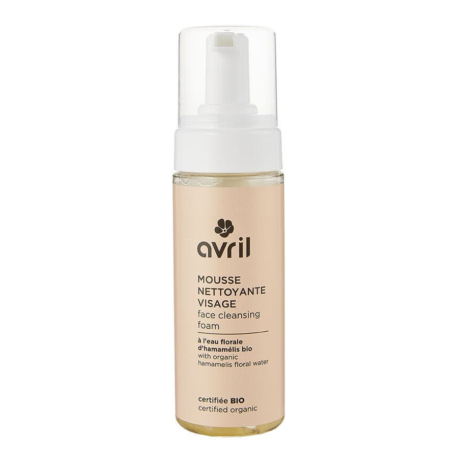 Avril Organic Hamamelis Floral Water Facial Cleansing Foam 150ml (5.07fl oz) - FrenchBeautyHub