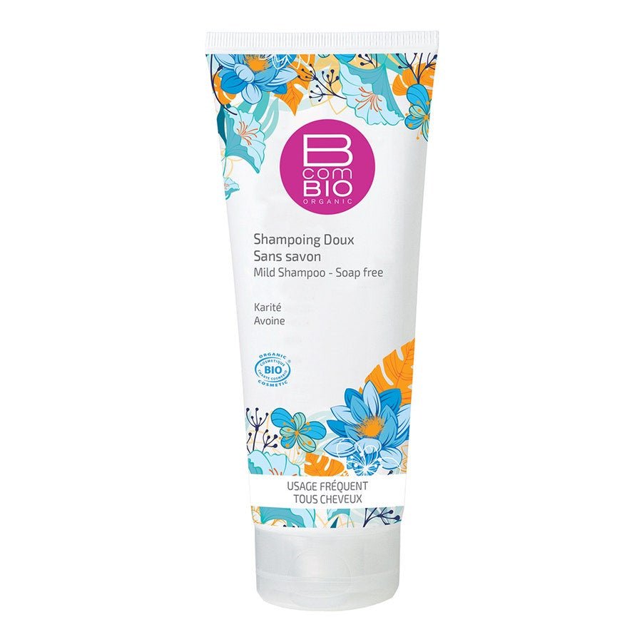 Bcombio Organic Gentle Soap Free Organic Shampoo 200ml (6.76fl oz) - FrenchBeautyHub