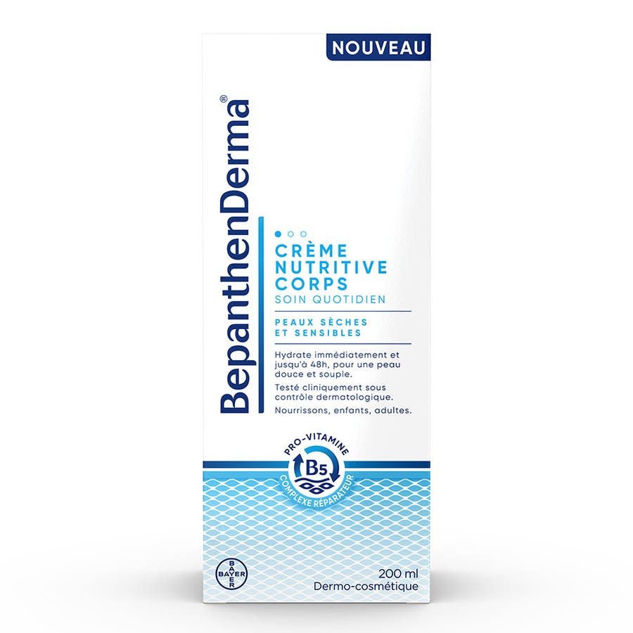 Bepanthen Derma Derma Nourishing Body Cream Tube 200ml (6.76fl oz) - FrenchBeautyHub