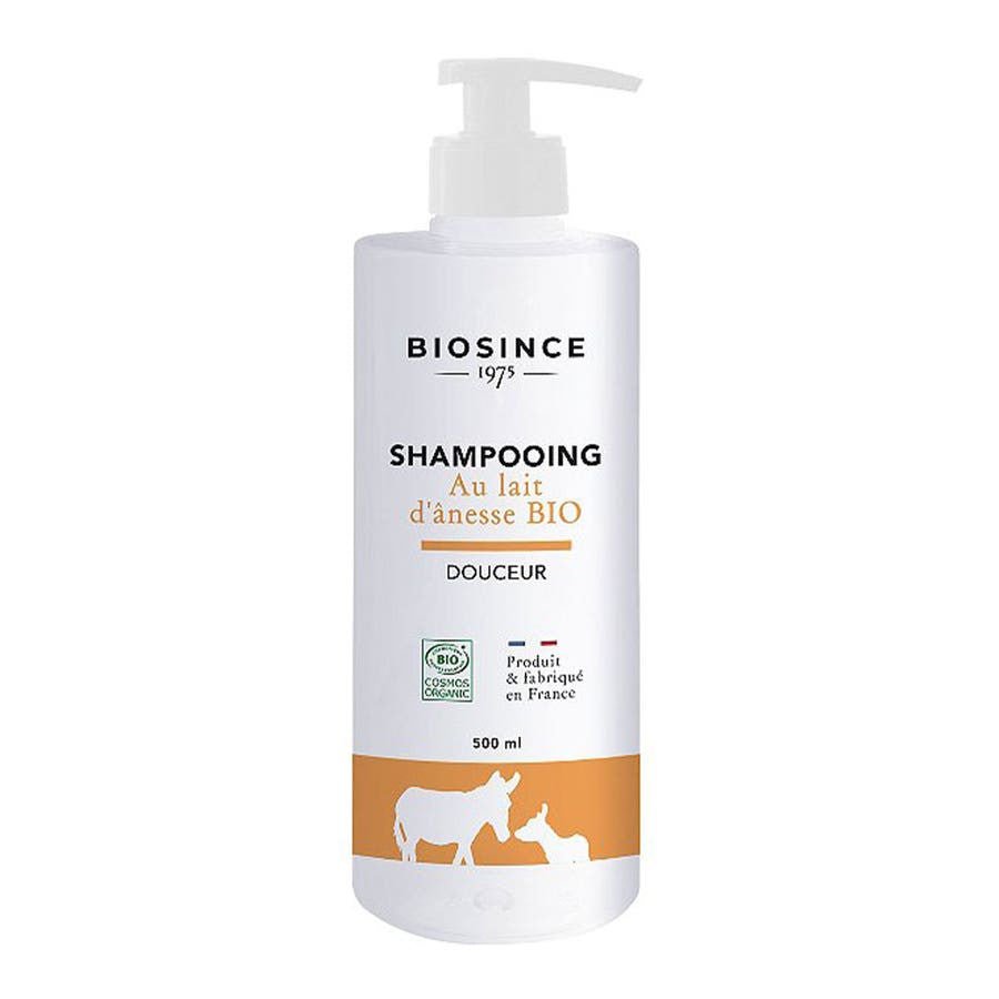 Bio Since 1975 Organic Donkey Milk Shampoo all hair types 500ml (16.90fl oz) - FrenchBeautyHub
