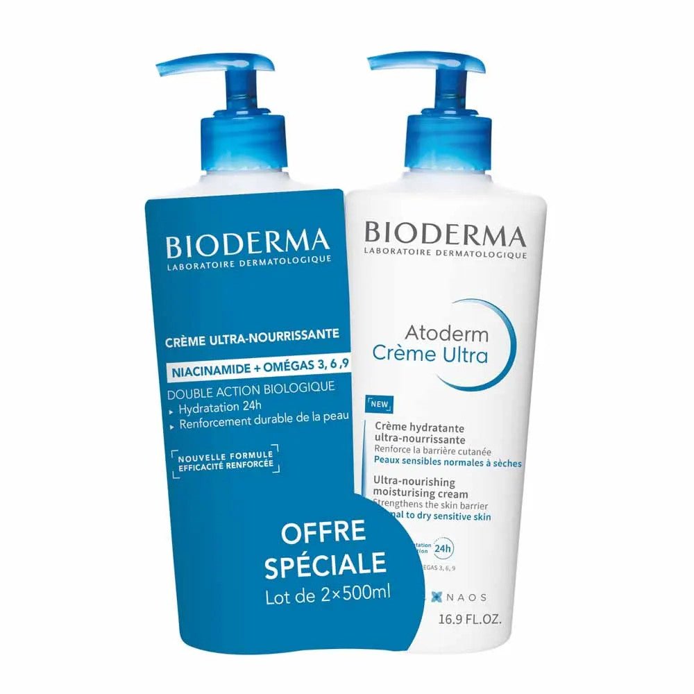 Bioderma Atoderm Crème Ultra - Nourishing Moisturizing Cream - FrenchBeautyHub