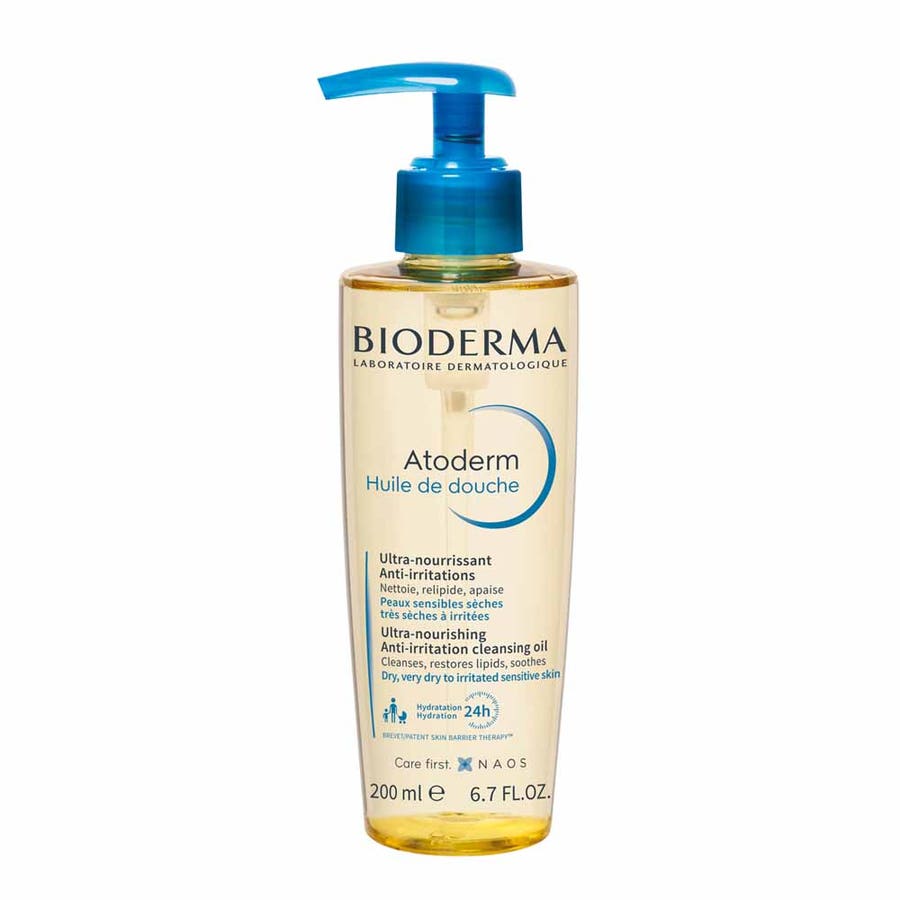 Bioderma Atoderm Shower Oil Peaux Très Sèches à Atopiques 200ml (6.76fl oz) - FrenchBeautyHub