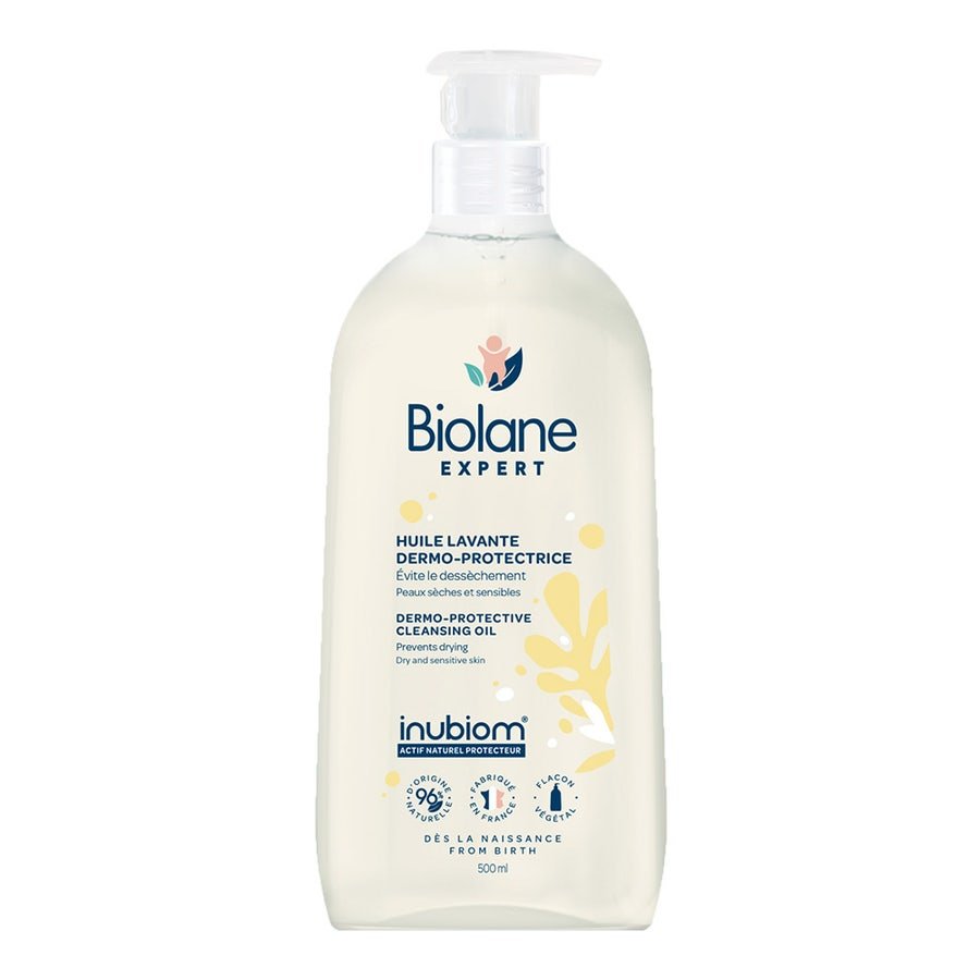 Biolane Expert Dermo - protective cleansing oil From birth 500ml (16.91fl oz) - FrenchBeautyHub