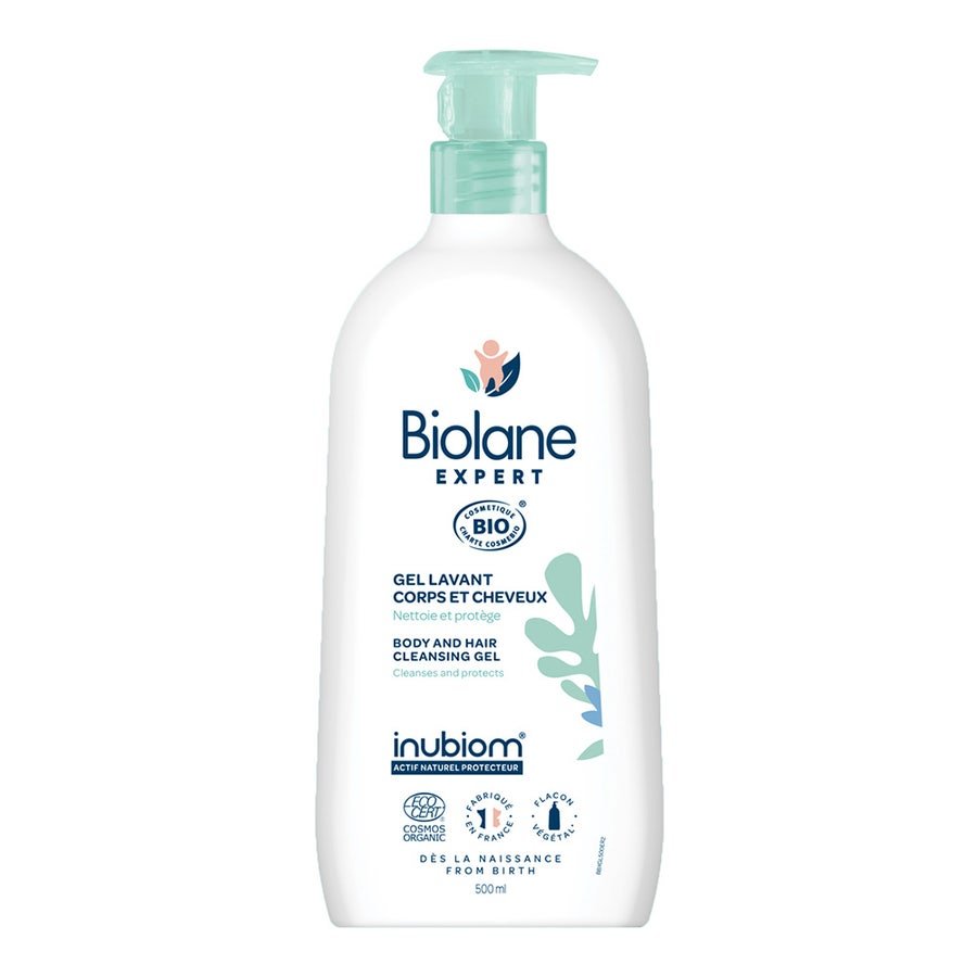 Biolane Expert Washing Gel Body & Hair 500ml (16.91fl oz) - FrenchBeautyHub