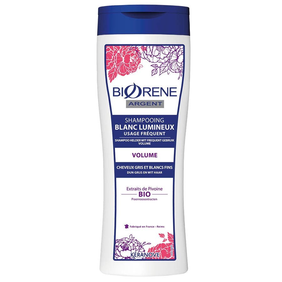Biorene Silver Le Blanc Luminous Volumea Shampoo Grey and white hair 250ml (8.45fl oz) - FrenchBeautyHub