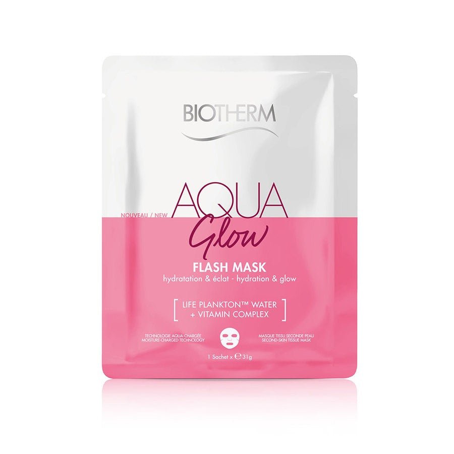 Biotherm Aqua Glow Radiance & hydration sheet mask 31g (1.09 oz) - FrenchBeautyHub