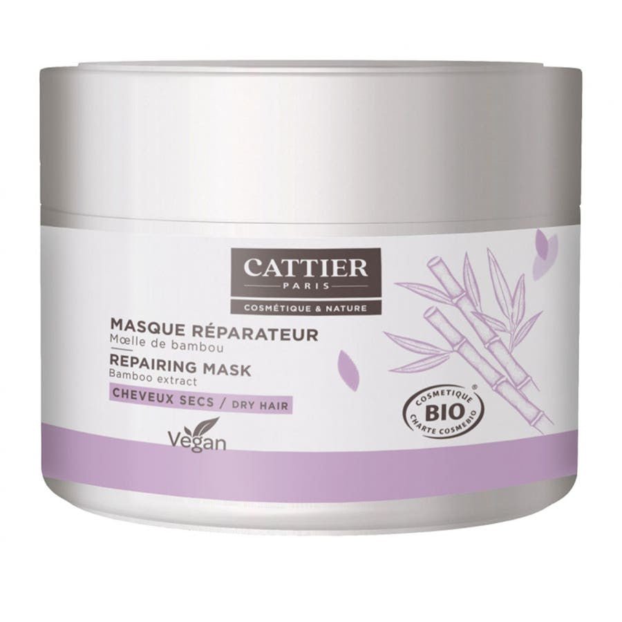 Cattier Bio Repairing Mask Dry Hair 200ml (6.76fl oz) - FrenchBeautyHub