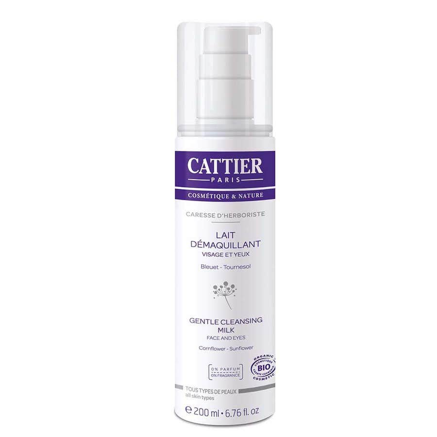 Cattier Caresse D'Herboriste Cleansing Milk for Face & Eyes 200ml (6.76 fl oz) - FrenchBeautyHub