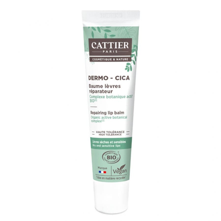 Cattier Dermo - Cica Organic Repairing Lip Balm 15g (0.52 oz) - FrenchBeautyHub