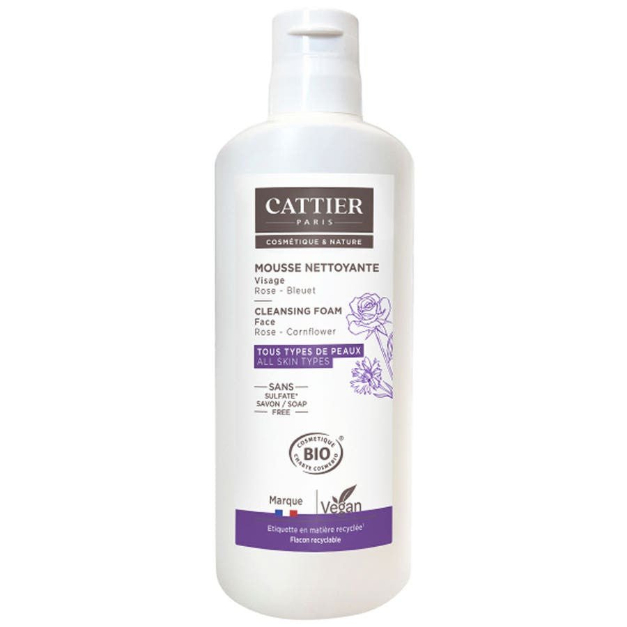 Cattier Nuage Celeste Facial Cleansing Foam 150ml (5.07fl oz) - FrenchBeautyHub